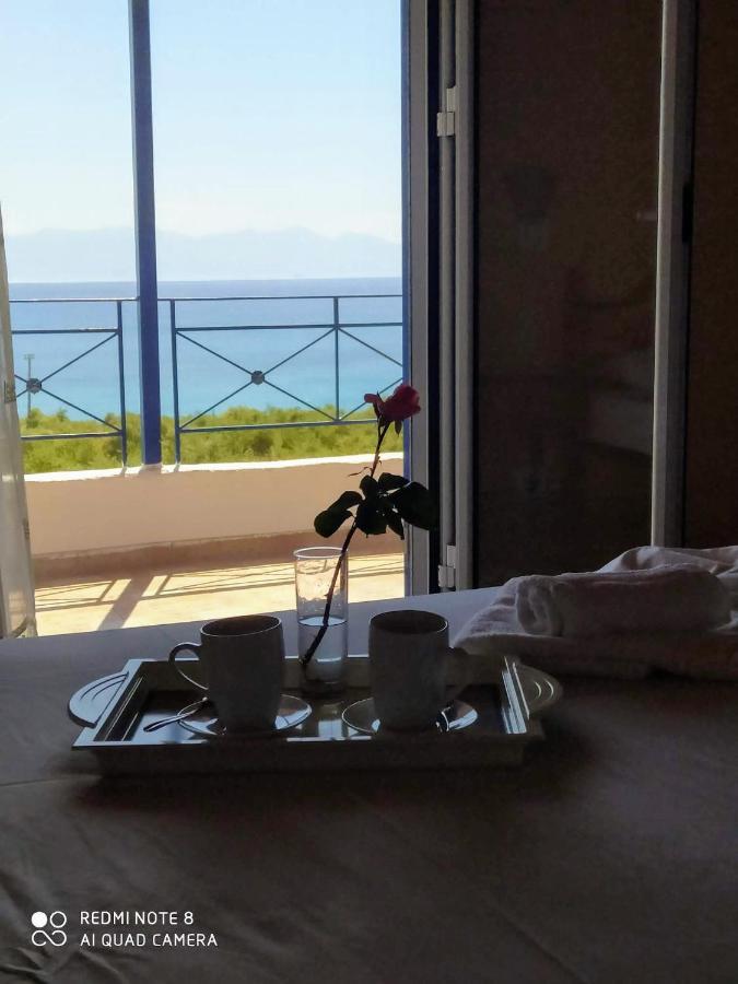 Villa Panorama Michalis Haikos Two Minutes Walk To The Beach Peroulia Kómboi Dış mekan fotoğraf